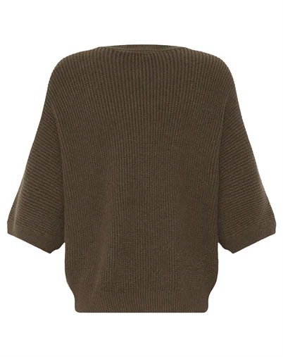 Fransa - FRBitte 10 Pullover Strik - Rain Drum Melange 